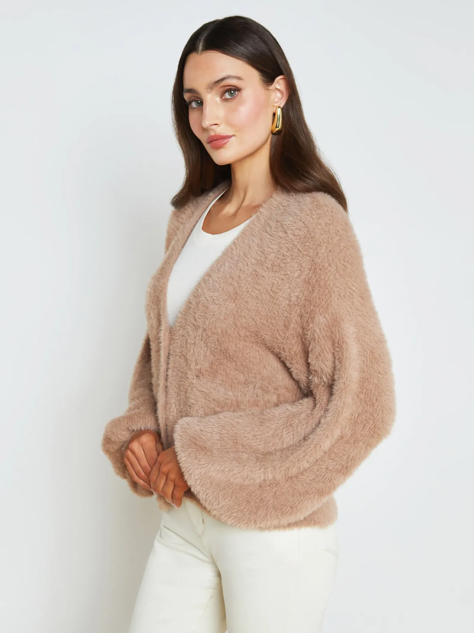 L'AGENCE Online Exclusives|Back in Stock|Harriet Cardigan Macaroon
