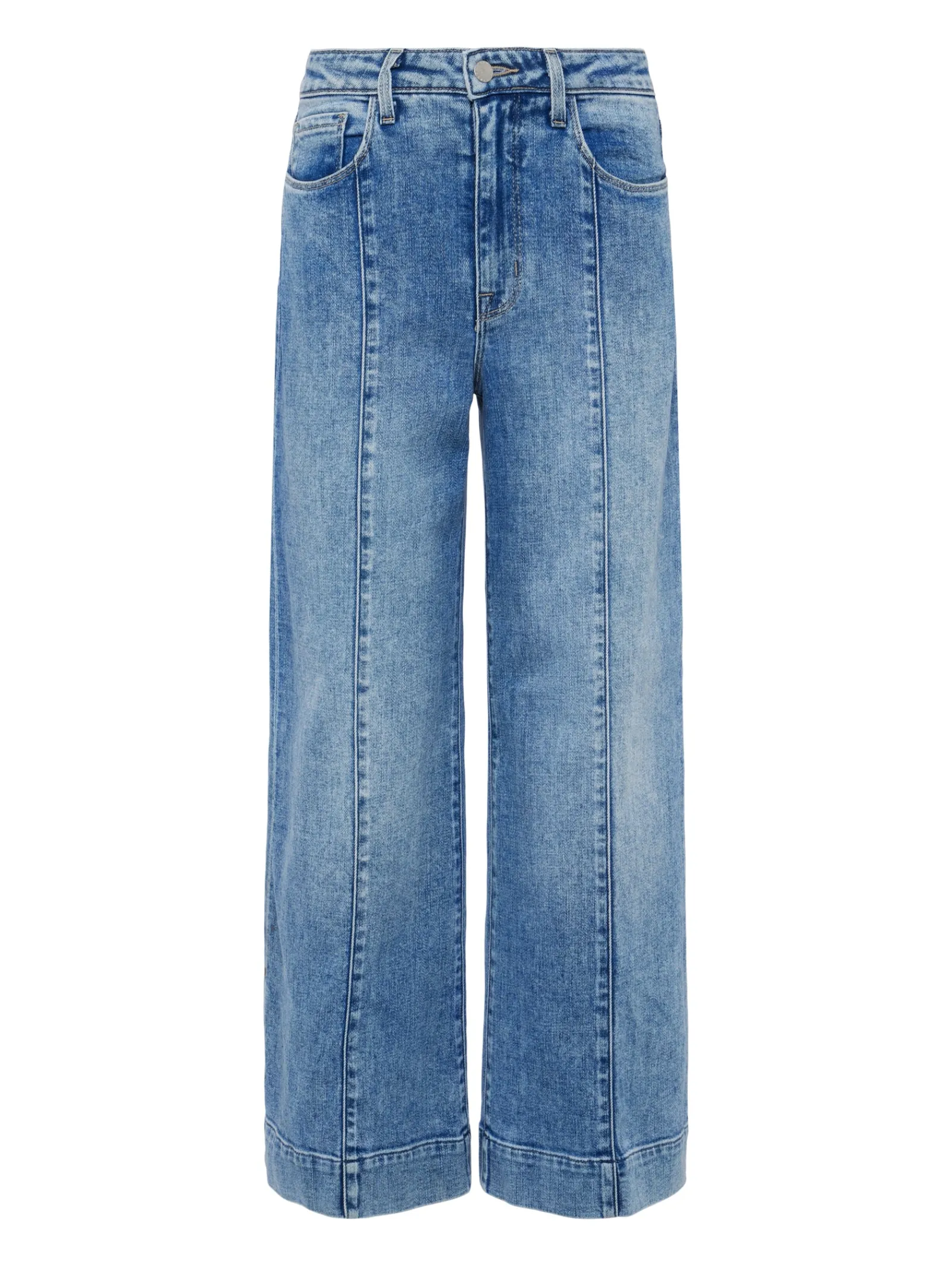 L'AGENCE Spring '24 Catalog|Petite|Houston Center Seam Wide-Leg Jean Cordova
