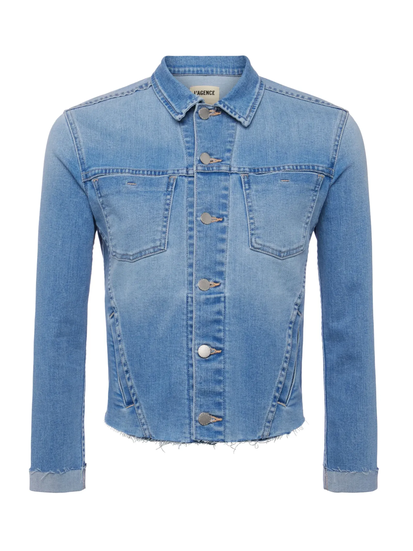 L'AGENCE Denim Jackets|Blazers & Jackets|Janelle Denim Jacket Omaha