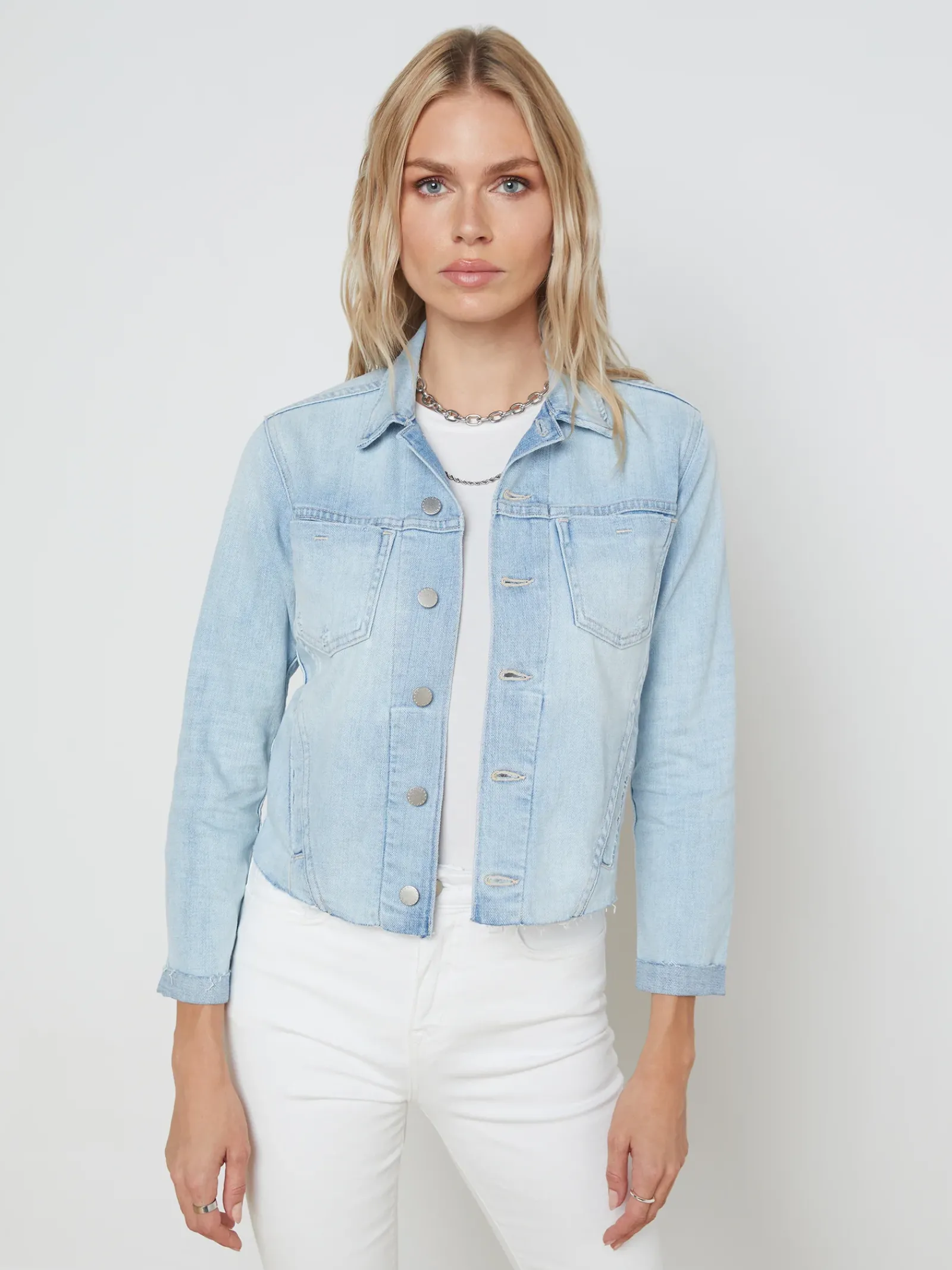 L'AGENCE Denim Jackets|Blazers & Jackets|Janelle Denim Jacket Indio