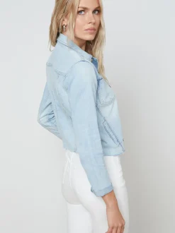 L'AGENCE Denim Jackets|Blazers & Jackets|Janelle Denim Jacket Indio