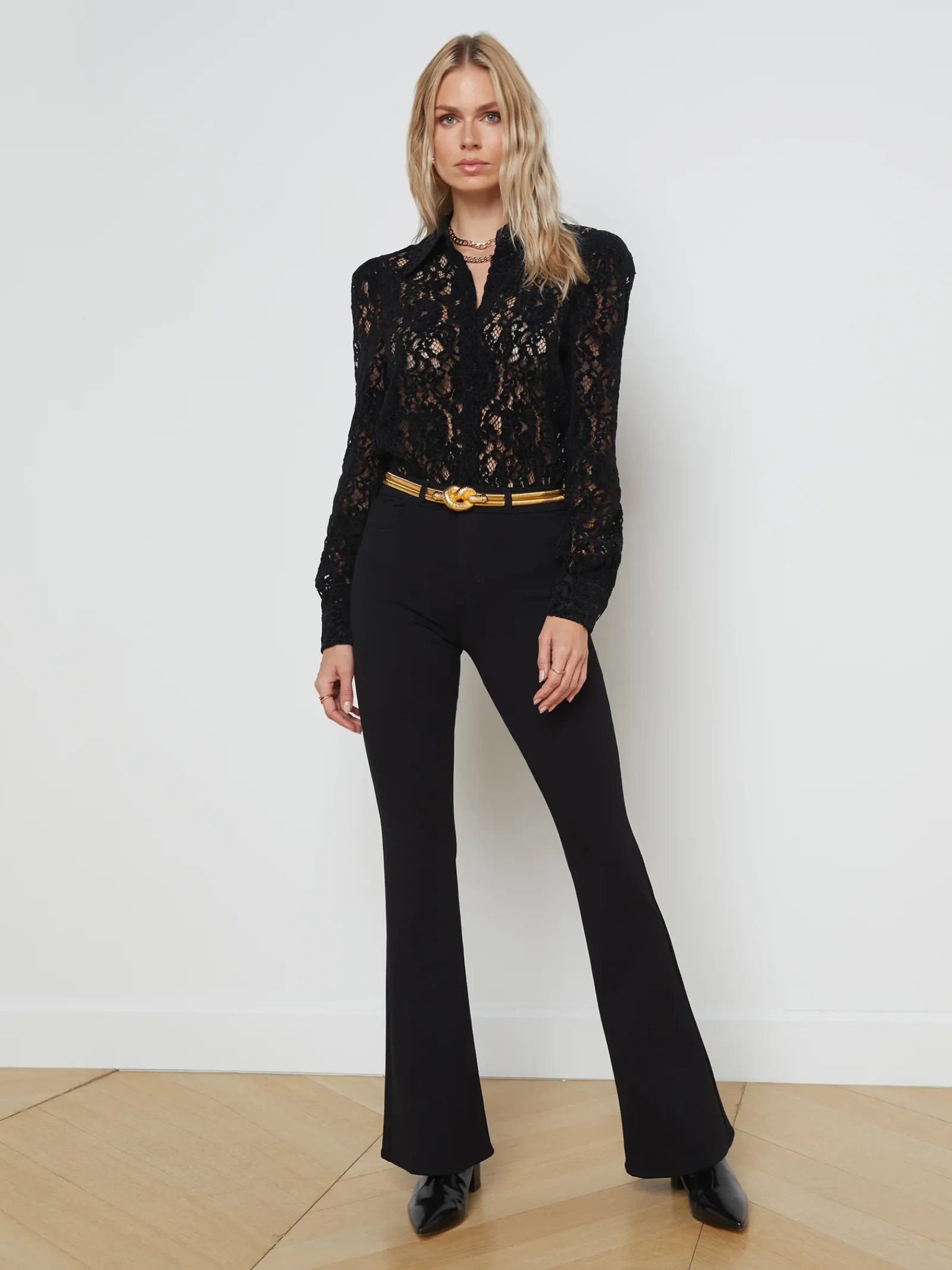 L'AGENCE All Things Black|Blouses & Tops|Jenica Lace Blouse Black