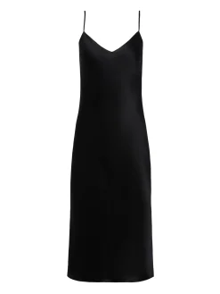 L'AGENCE All Things Black|Essentials|Jodie Silk Slip Dress Black