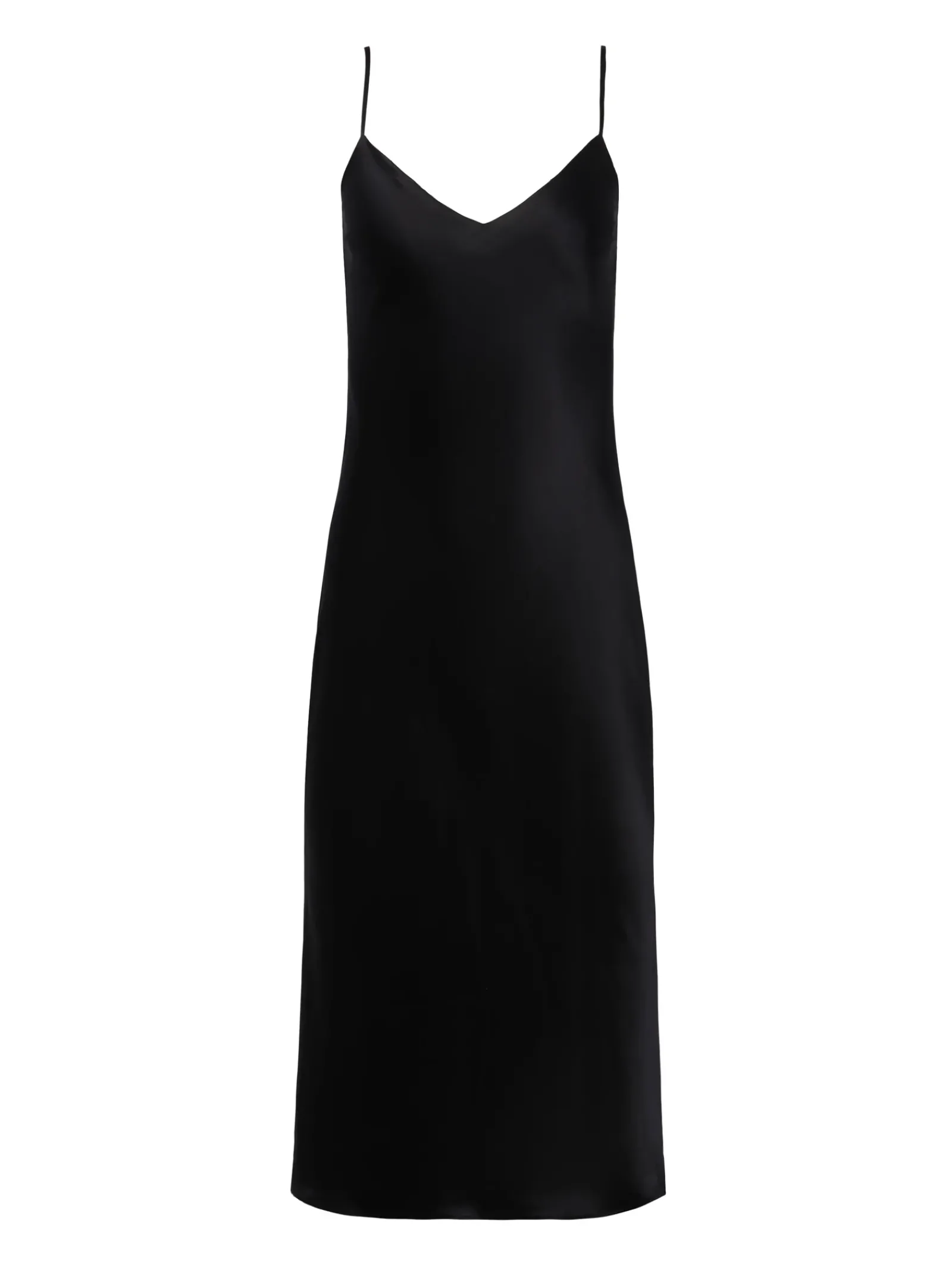 L'AGENCE All Things Black|Essentials|Jodie Silk Slip Dress Black