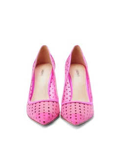 L'AGENCE Resort Collection|Heels & Pumps|Julie Pump Hot Pink Satin