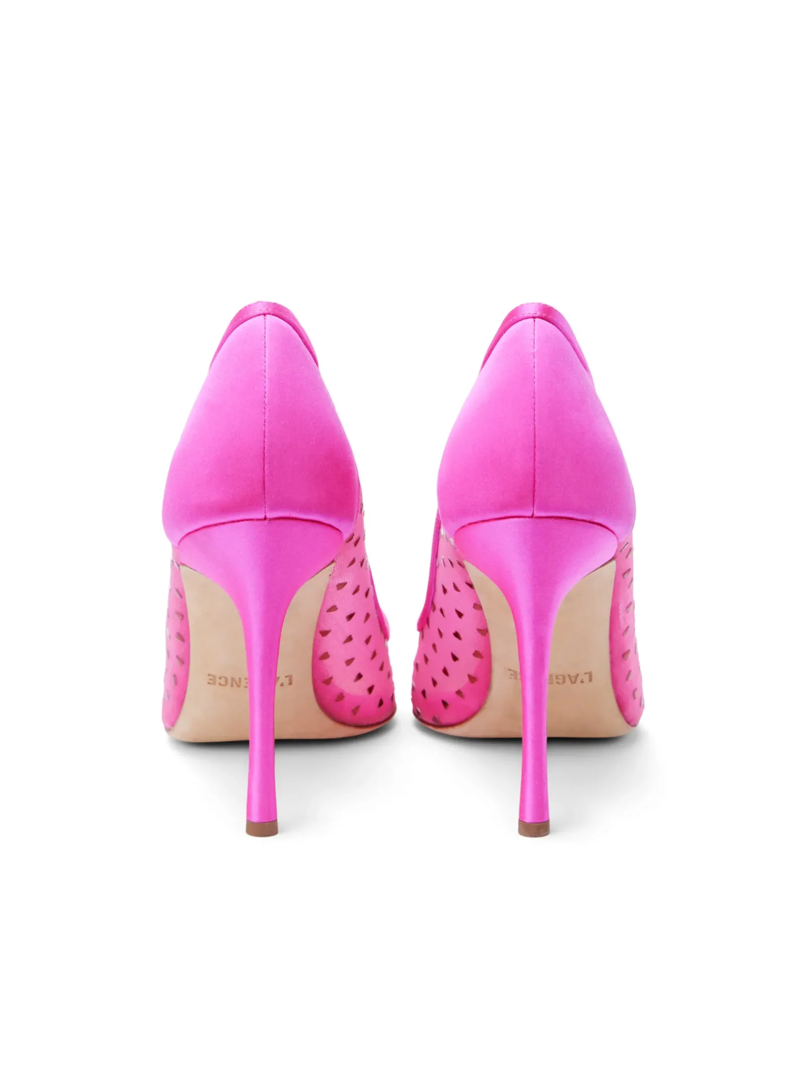 L'AGENCE Resort Collection|Heels & Pumps|Julie Pump Hot Pink Satin