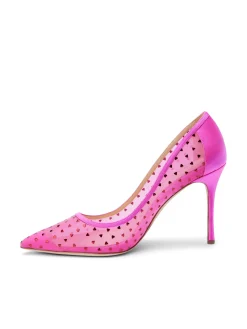 L'AGENCE Resort Collection|Heels & Pumps|Julie Pump Hot Pink Satin