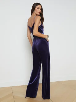 L'AGENCE Online Exclusives|Dresses & Jumpsuits|Justice Jumpsuit Midnight