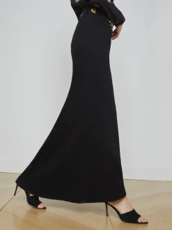 L'AGENCE Maternity|Pants, Shorts & Skirts|Kailani Denim Skirt Saturated Black