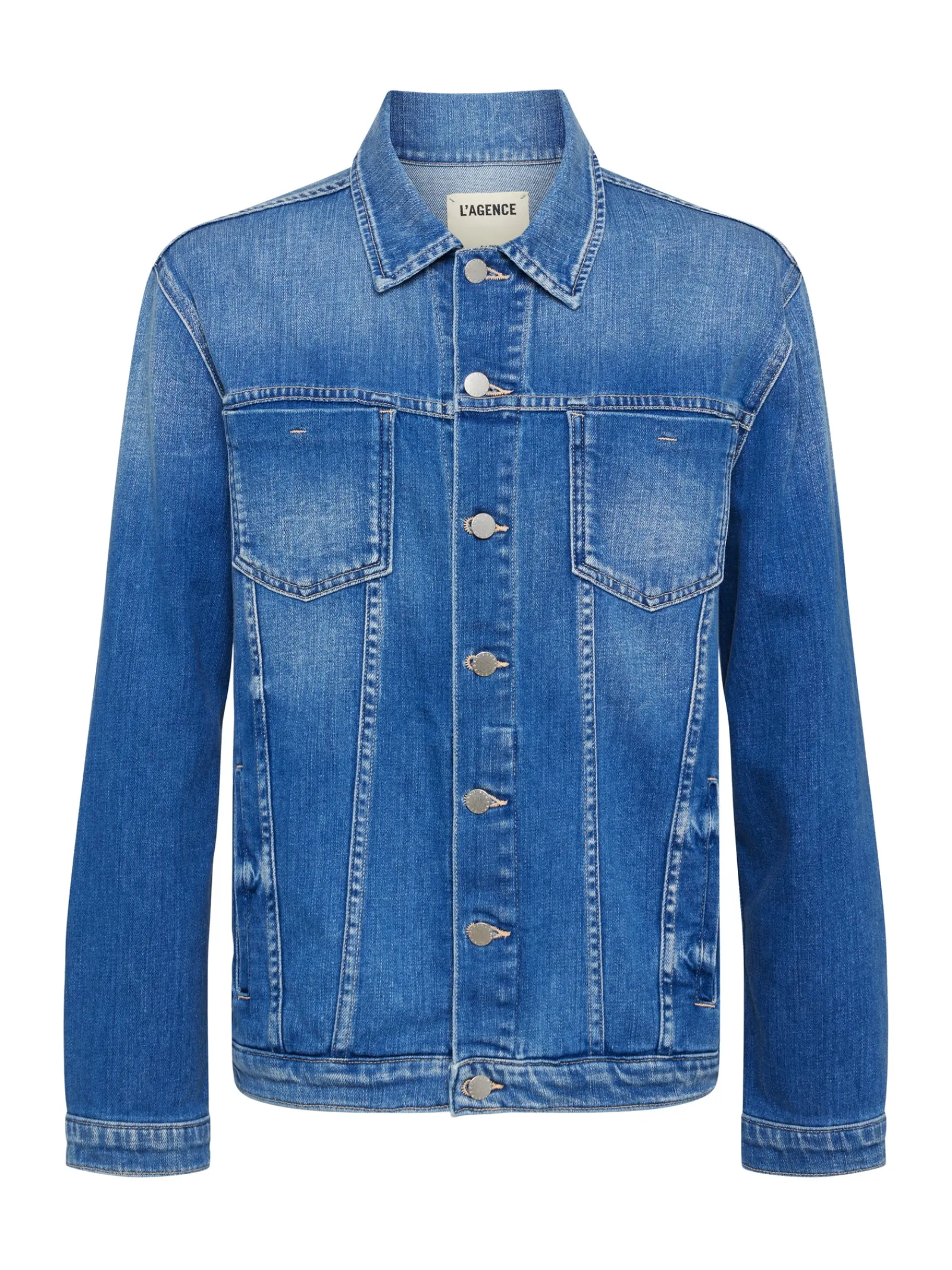 L'AGENCE Resort Collection|Denim Jackets|Karina Oversized Denim Jacket Hayward