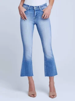 L'AGENCE Petite|Flare & Bootcut|Kendra Cropped Flare Jean Balboa