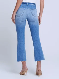 L'AGENCE Petite|Flare & Bootcut|Kendra Cropped Flare Jean Balboa