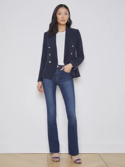 L'AGENCE Essentials|Blazers & Jackets|Kenzie Blazer Midnight