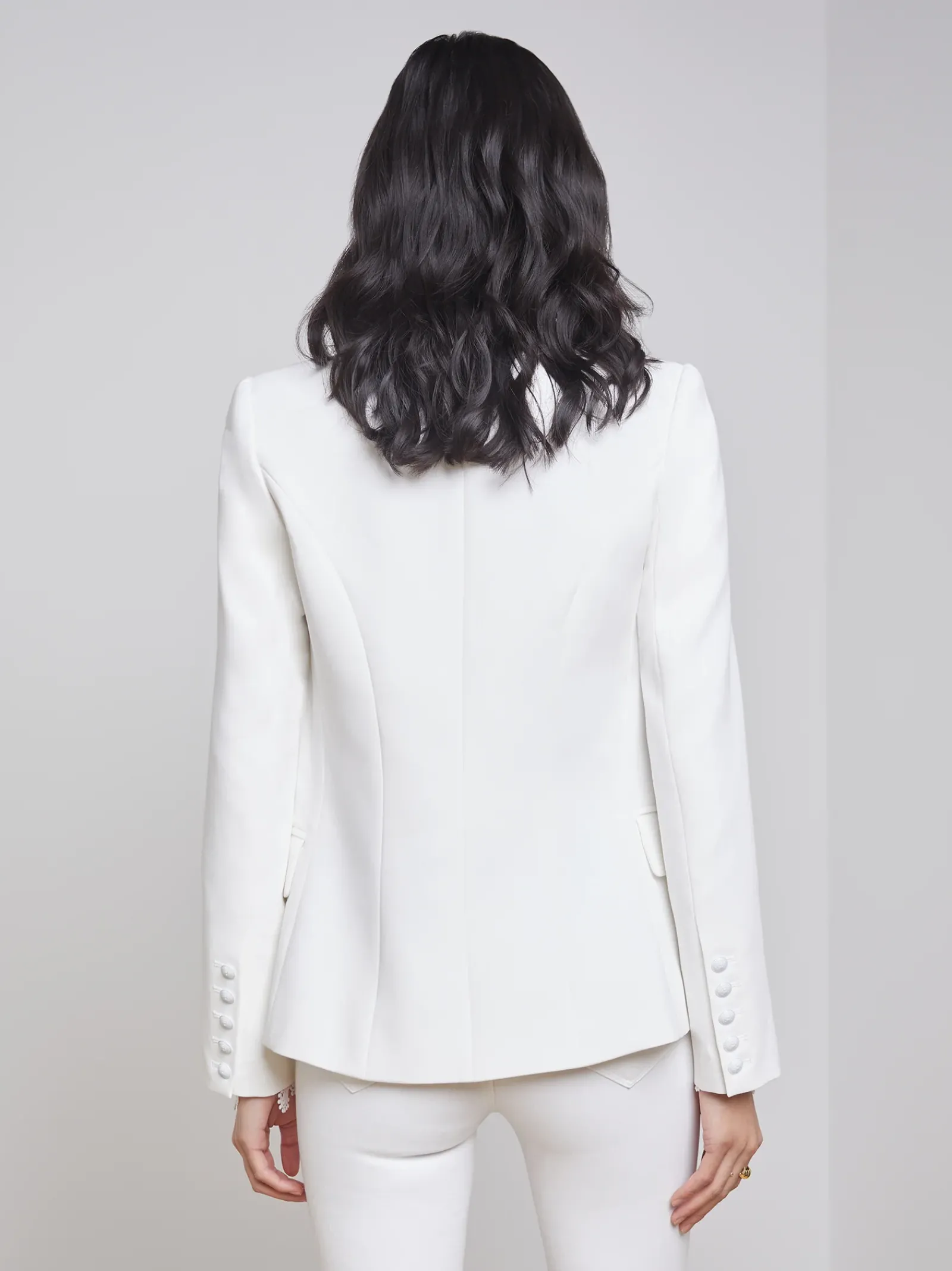 L'AGENCE Nouveau Whites|Sets|Kenzie Blazer White/White