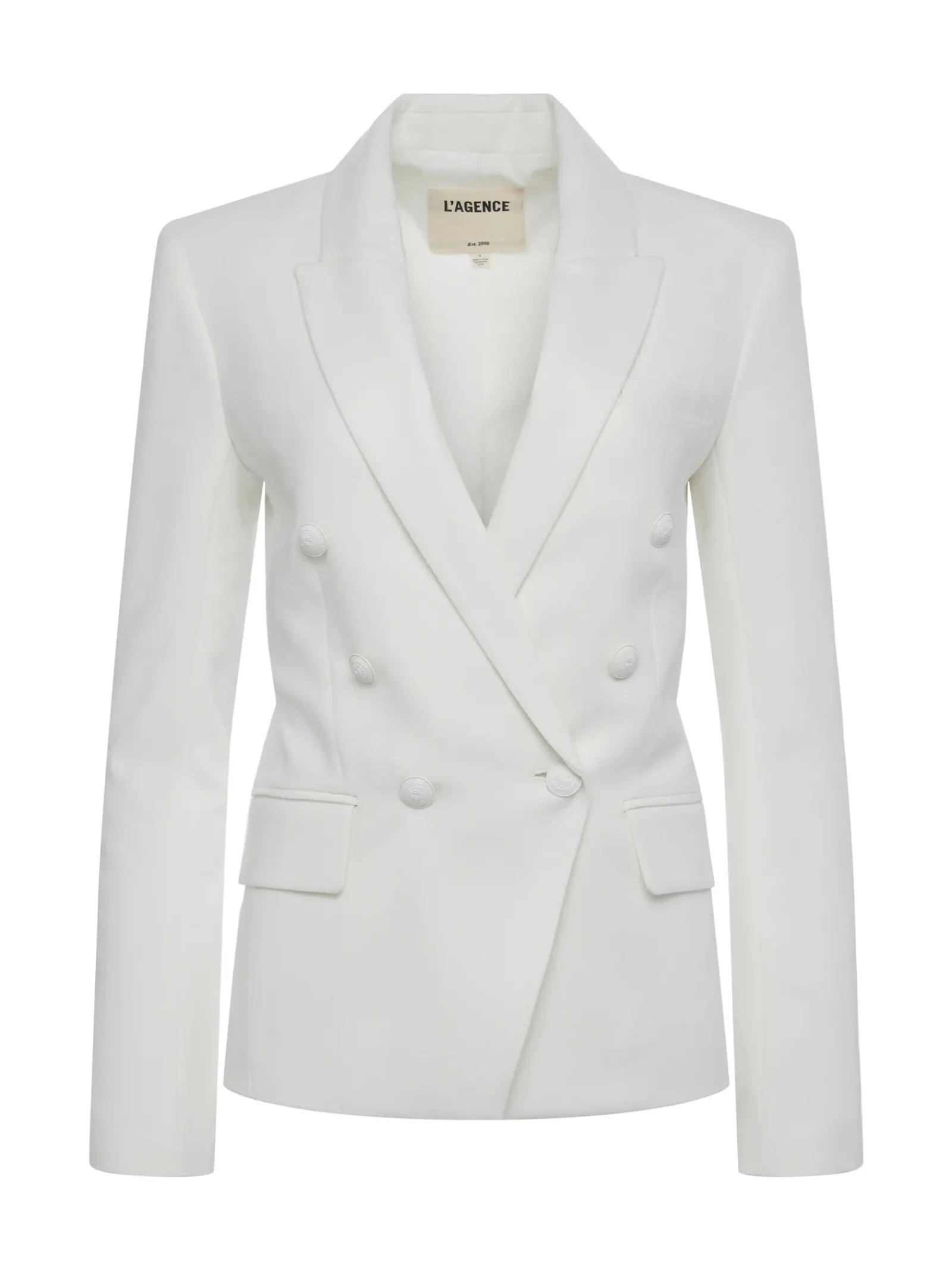 L'AGENCE Nouveau Whites|Sets|Kenzie Blazer White/White