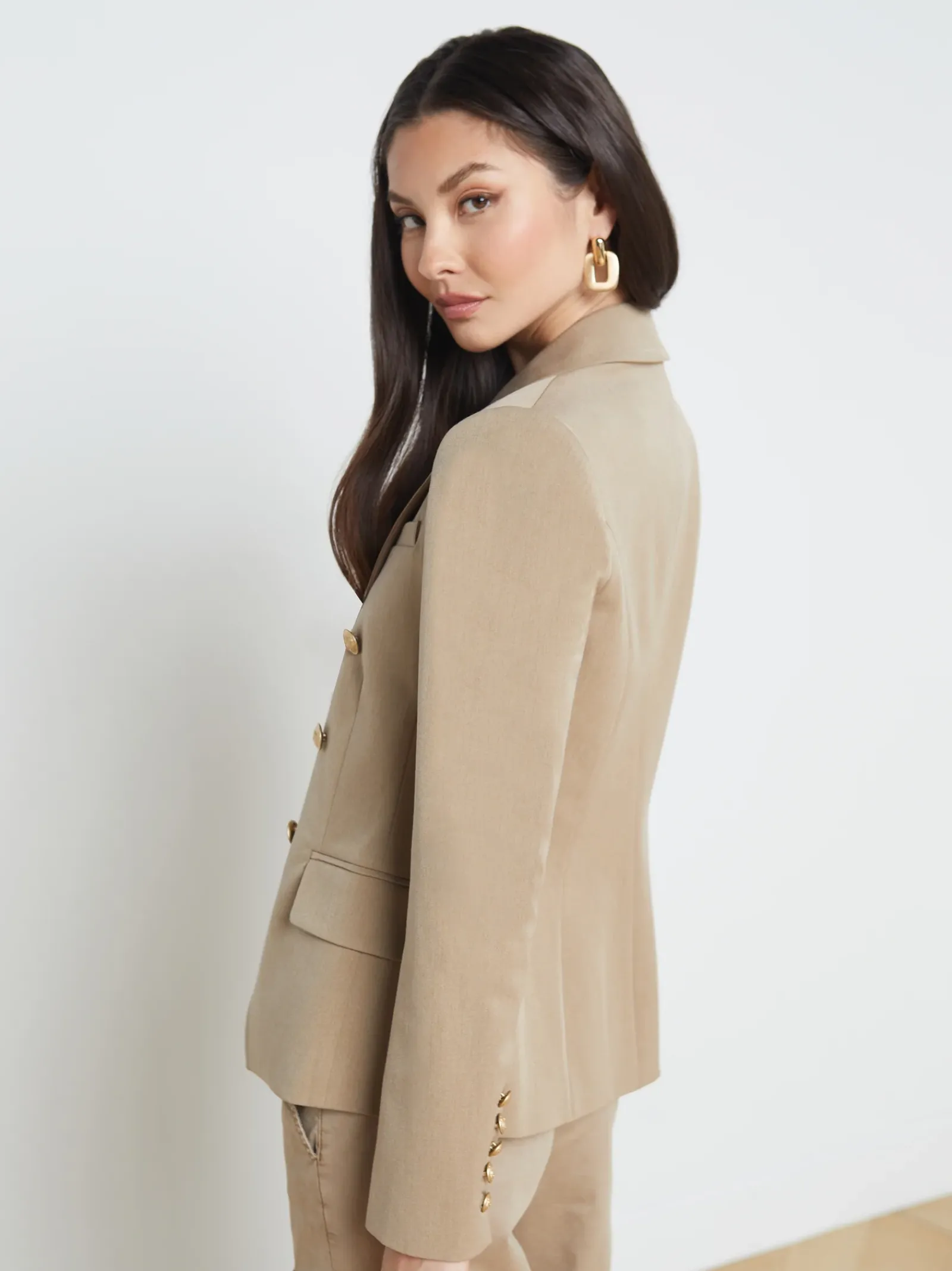 L'AGENCE Resort Collection|Blazers & Jackets|Kenzie Blazer Mochaccino