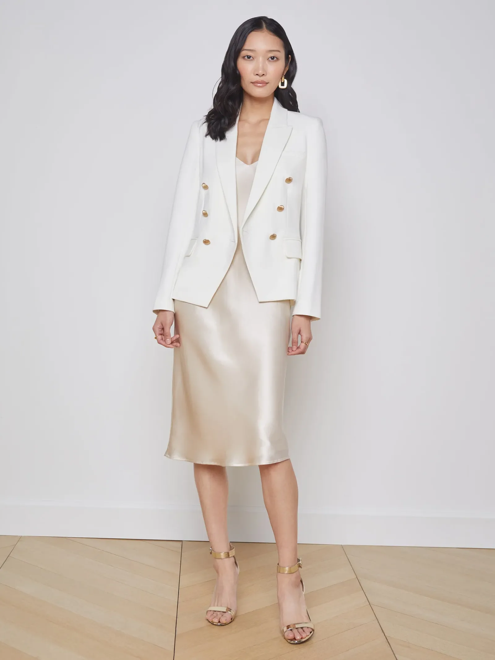 L'AGENCE Nouveau Whites|Sets|Kenzie Blazer Ivory