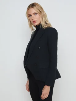 L'AGENCE All Things Black|Blazers & Jackets|Kenzie Tweed Blazer Black/Black