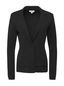 L'AGENCE All Things Black|Essentials|Lacey Knit Blazer Black