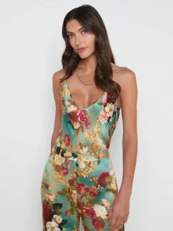 L'AGENCE Sets|Spring '24 Catalog|Lexi Silk Camisole Small Multi Rococo
