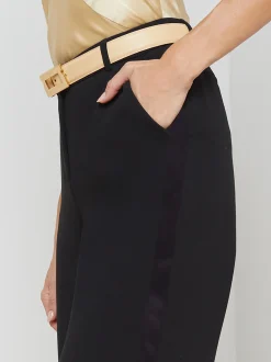 L'AGENCE All Things Black|Pants, Shorts & Skirts|Livvy Straight-Leg Trouser Black