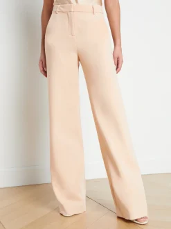 L'AGENCE Sets|Spring '24 Catalog|Livvy Straight-Leg Trouser Toasted Almond