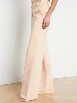 L'AGENCE Sets|Spring '24 Catalog|Livvy Straight-Leg Trouser Toasted Almond