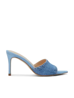 L'AGENCE Back in Stock|Resort Collection|Lolita Open Toe Mule Blue Denim