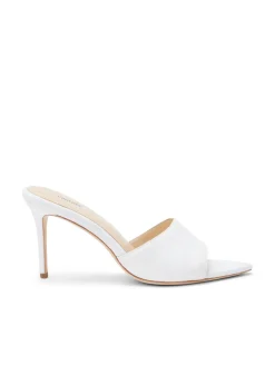 L'AGENCE Nouveau Whites|Resort Collection|Lolita Open Toe Mule White Denim