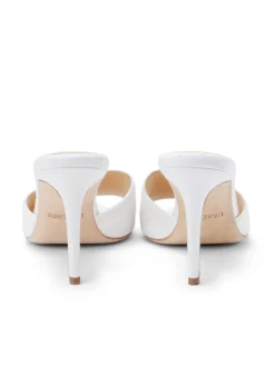 L'AGENCE Nouveau Whites|Resort Collection|Lolita Open Toe Mule White Denim