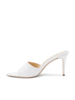 L'AGENCE Nouveau Whites|Resort Collection|Lolita Open Toe Mule White Denim