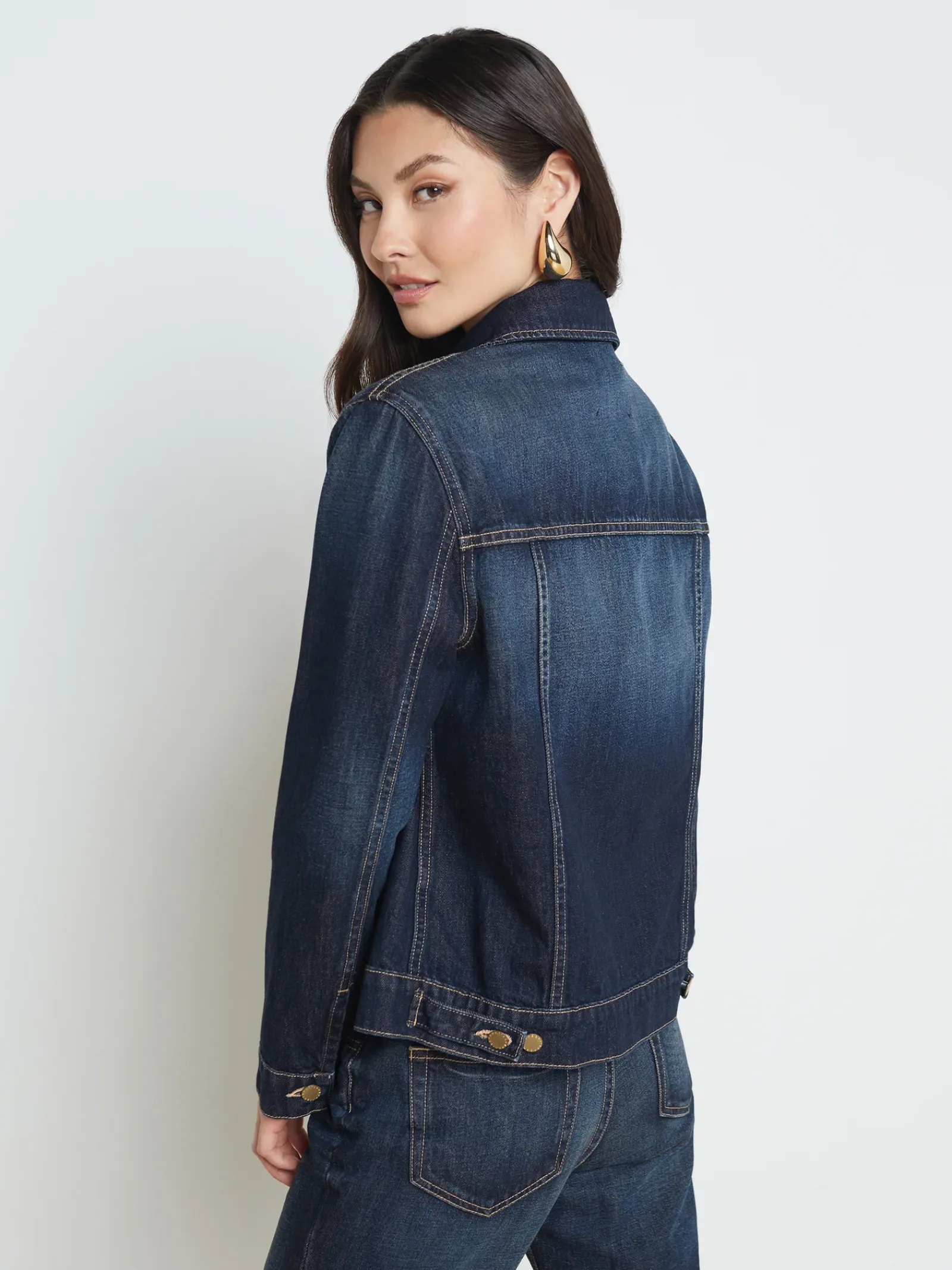 L'AGENCE Denim Jackets|Blazers & Jackets|Mack Oversized Jacket Grainger