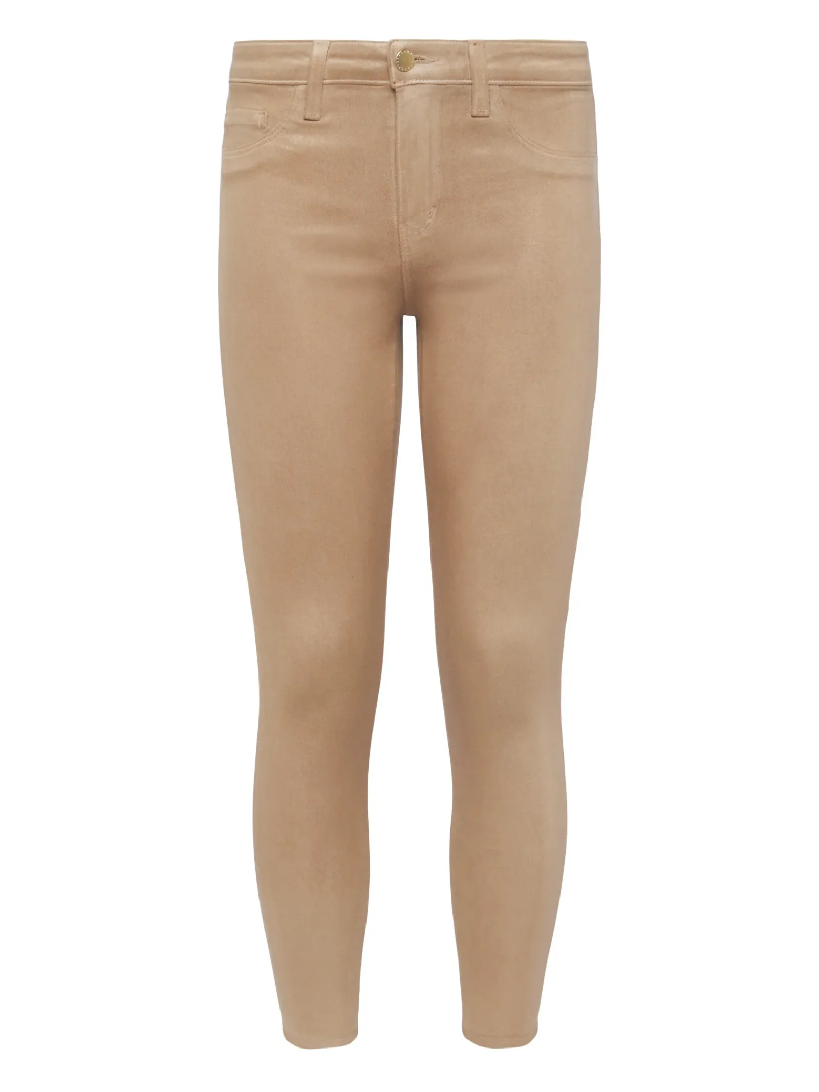 L'AGENCE Petite|Skinny|Margot Coated Skinny Jean Cappuccino Coated