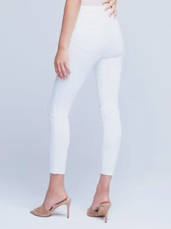 L'AGENCE Nouveau Whites|Online Exclusives|Margot Maternity Jean Blanc