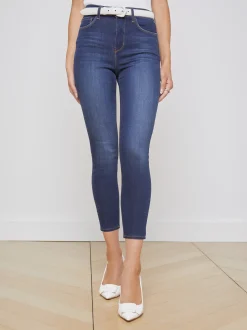 L'AGENCE Petite|Skinny|Margot Skinny Jean Baltic