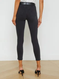 L'AGENCE Petite|Skinny|Margot Skinny Jean Dark Graphite