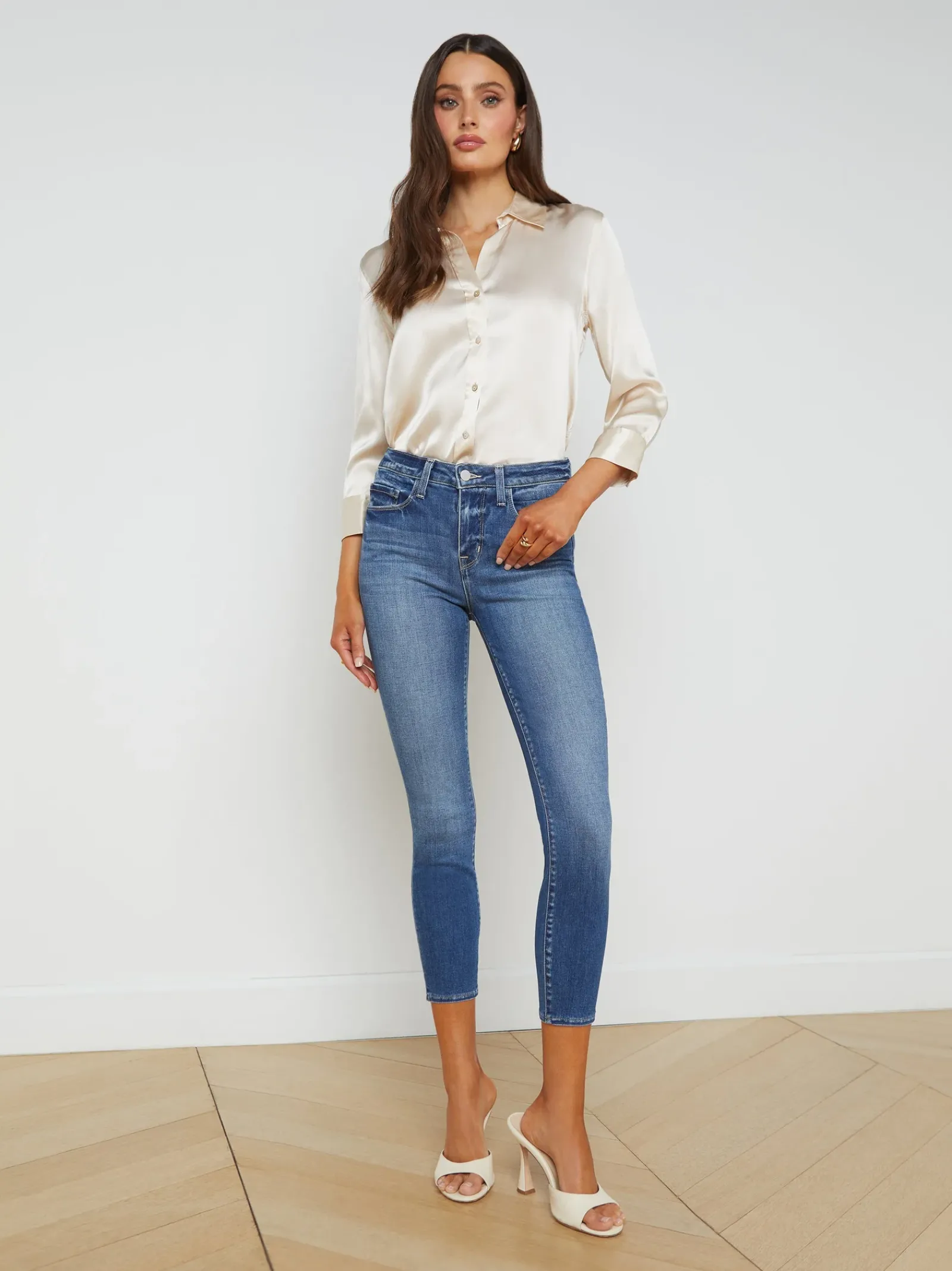 L'AGENCE Petite|Skinny|Margot Skinny Jean Cambridge
