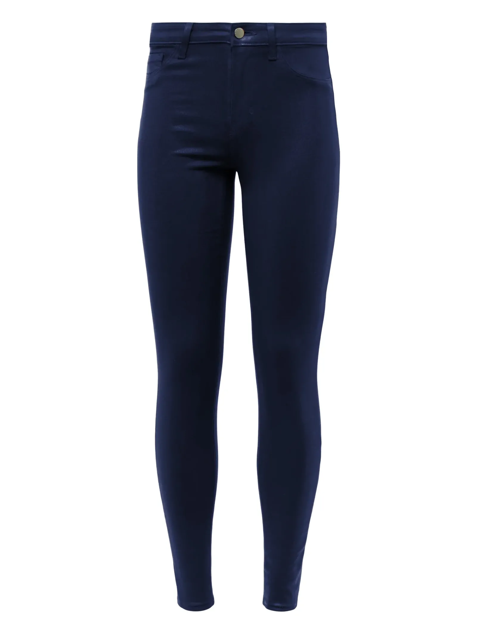 L'AGENCE Skinny|Coated Denim|Marguerite Coated Jean Navy Coated