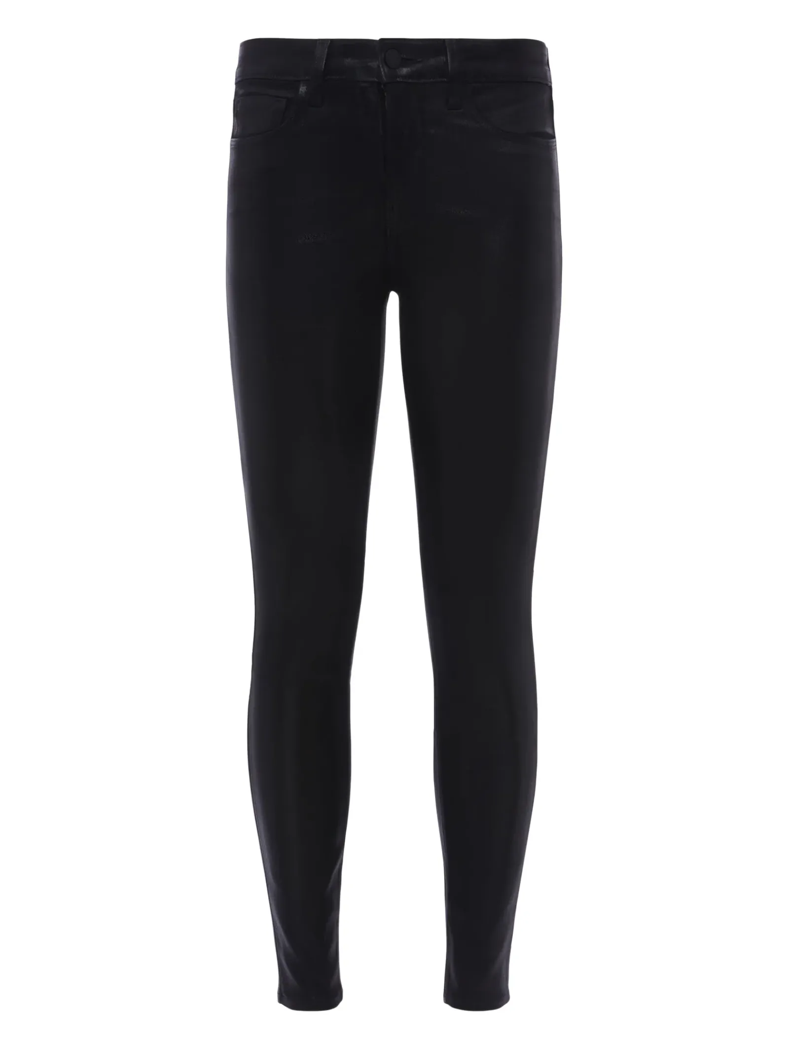 L'AGENCE All Things Black|Back in Stock|Marguerite Coated Jean Black Coated