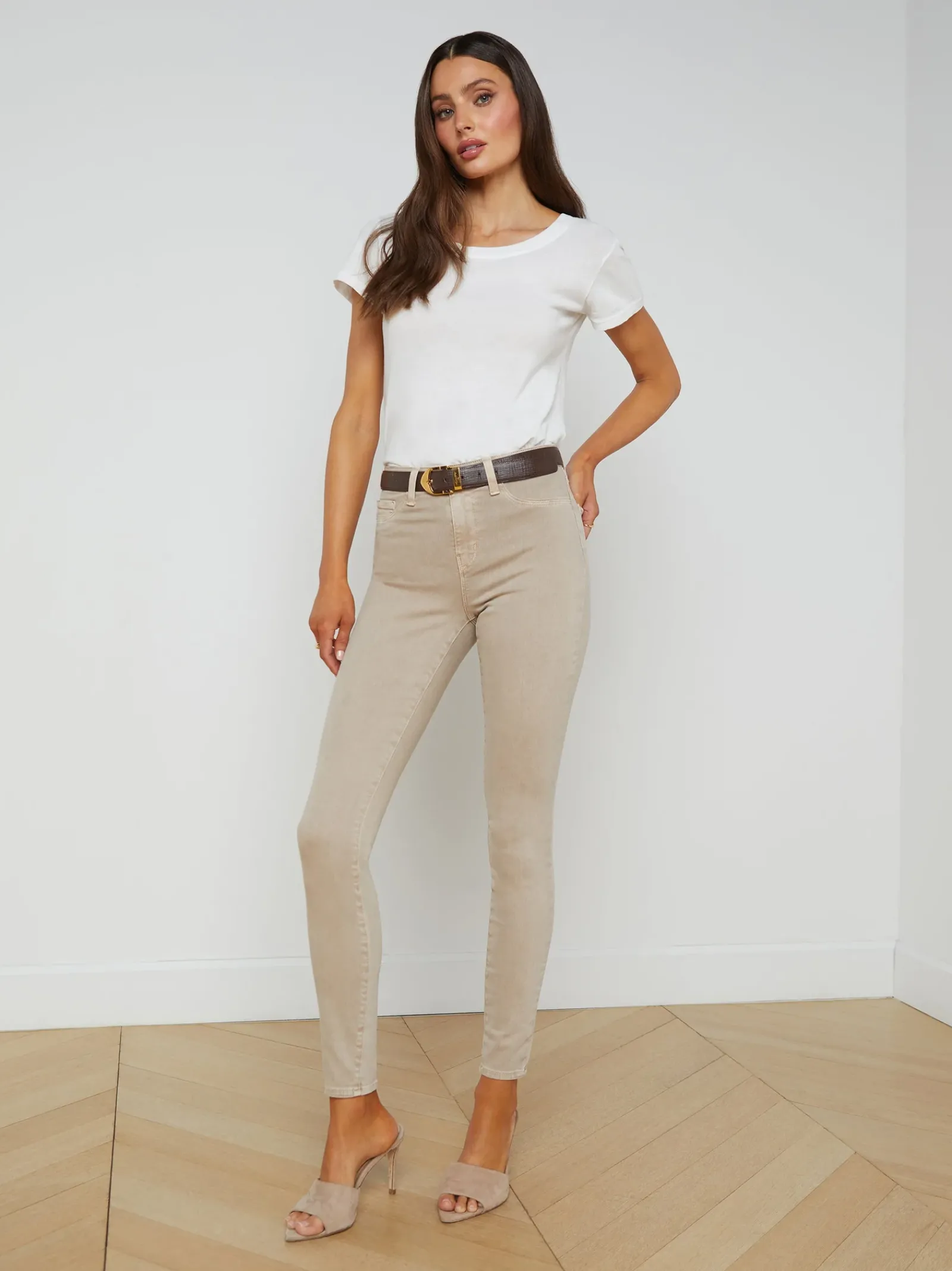 L'AGENCE Back in Stock|Skinny|Marguerite Jean Biscuit