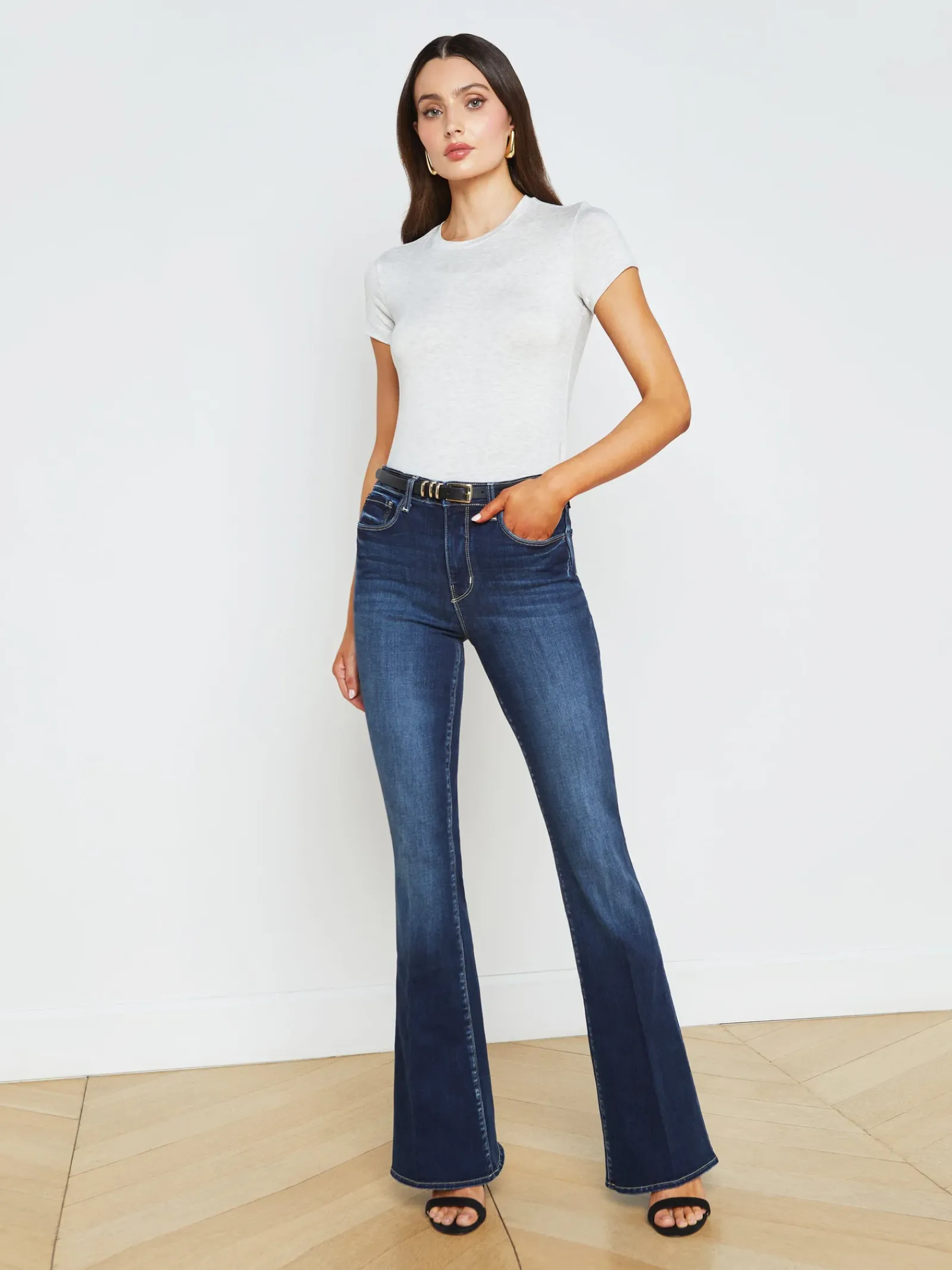L'AGENCE Flare & Bootcut|Marty Flare Jean Columbia