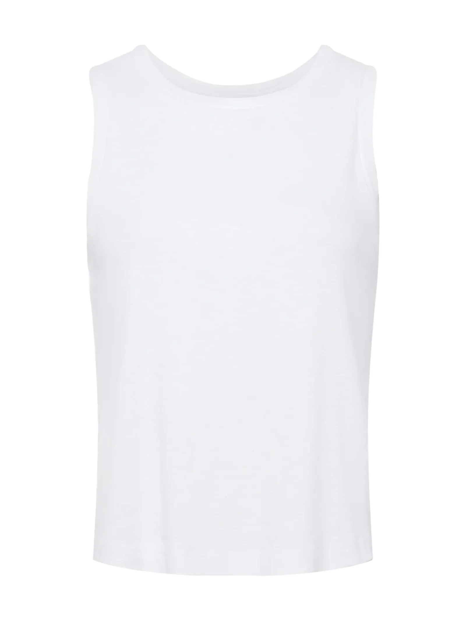 L'AGENCE Spring Collection|Camisoles & Tanks|Mikaela Cotton Tank Soft White