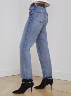 L'AGENCE Spring '24 Catalog|Straight|Milana Slouchy Stovepipe Jean Granada