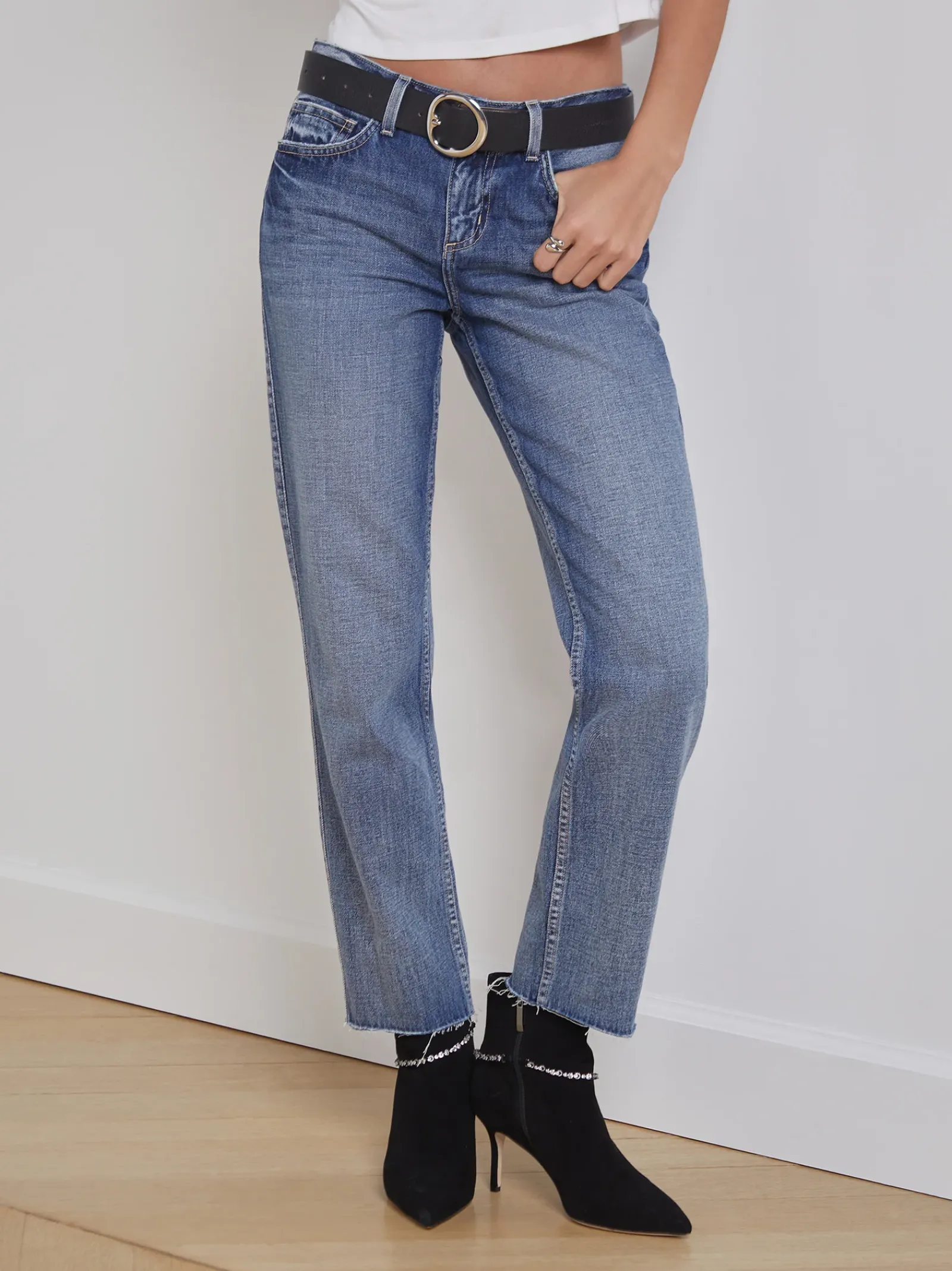 L'AGENCE Spring '24 Catalog|Straight|Milana Slouchy Stovepipe Jean Granada