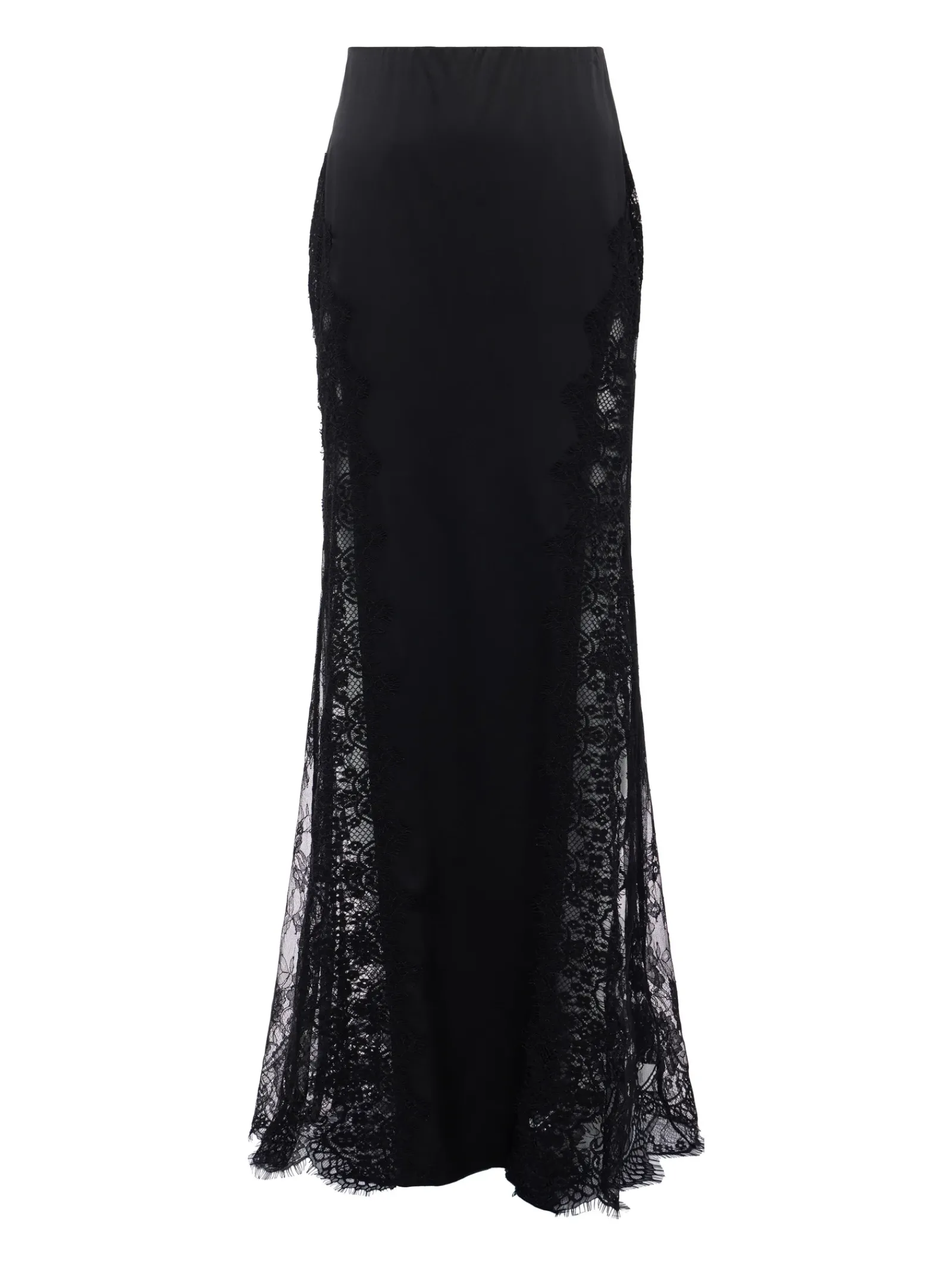 L'AGENCE All Things Black|Spring Collection|Minka Silk Lace Skirt Black