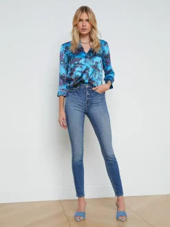 L'AGENCE Spring Collection|Skinny|Monique Skinny Jean Laguna