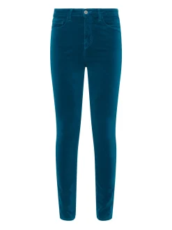 L'AGENCE Skinny|Velvet Denim|Monique Velvet Jean Deep Lagoon