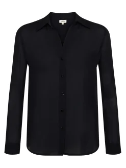 L'AGENCE All Things Black|Essentials|Nina Silk Blouse Black