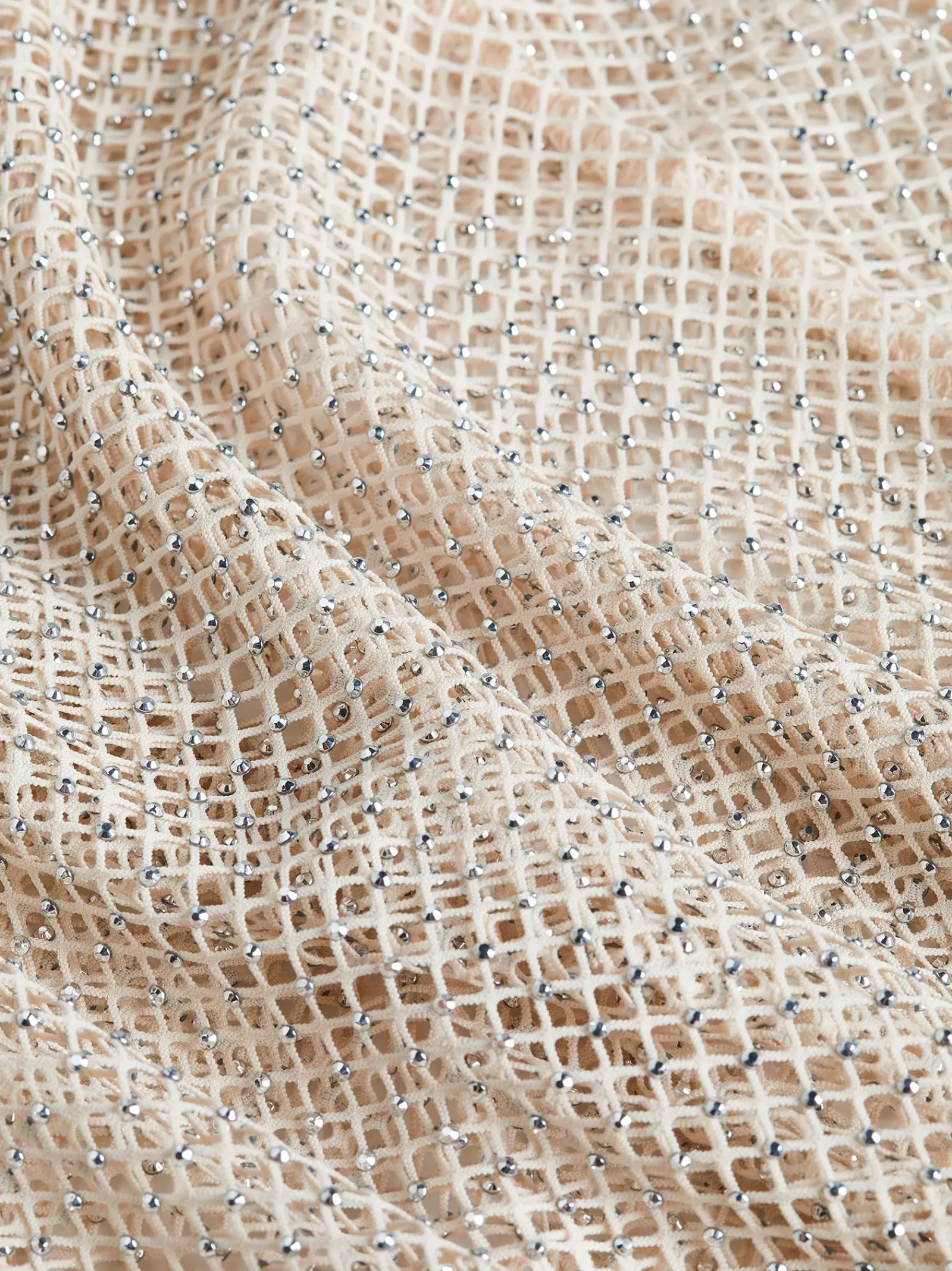 L'AGENCE Spring Collection|Swimwear|Noemi Mesh Cover-Up Pant Champagne