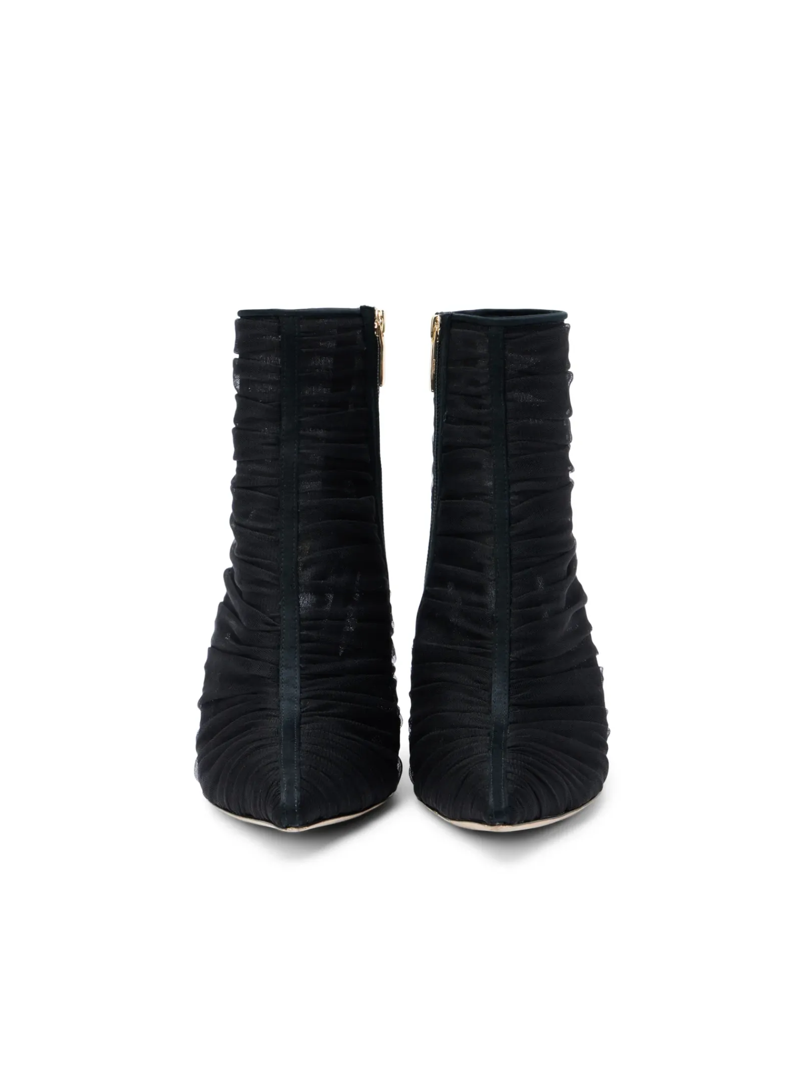 L'AGENCE Resort Collection|Boots & Booties|Noemie Bootie Black Tulle/Satin